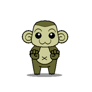 Moving-animated-picture-of-dancing-green-monkey
